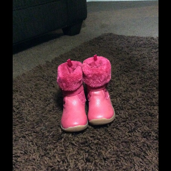 Pink Oshkosh infant boots