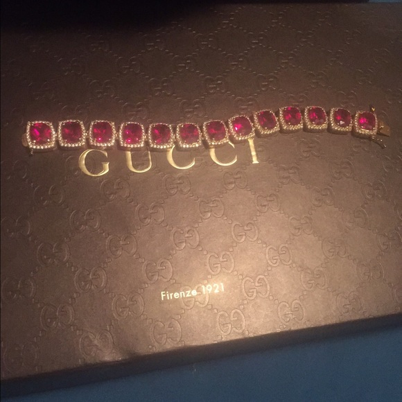 14k RUBY ON GOLD BRACELET