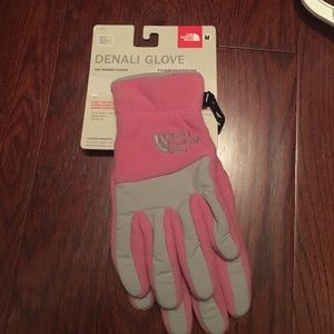 Pink North Face Denali Gloves - Price is Final