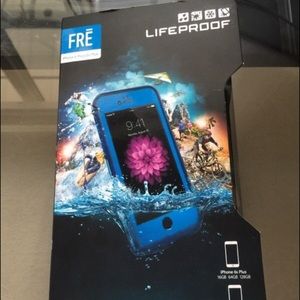 Blue Iphone 6 plus Lifeproof case