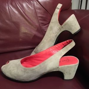 Beautiful suede shoes