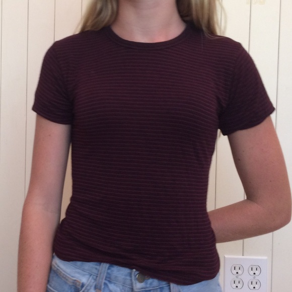red striped tee