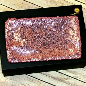 *TREND SETTER* Pink Sequin Clutch