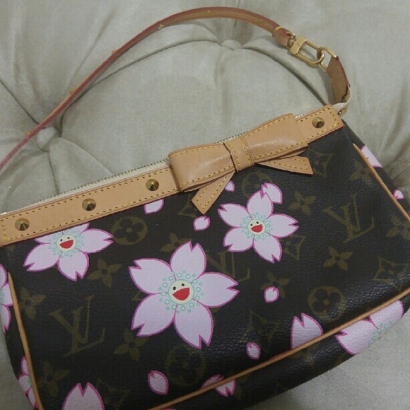 Authentic Louis Vuitton Cherry Blossom Pochette