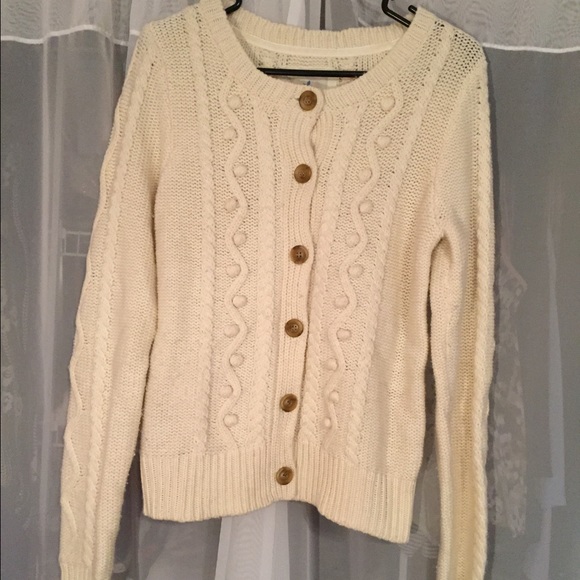 Aerie knit button up sweater