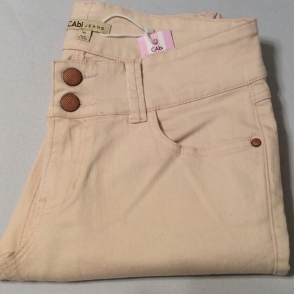 CABI blush jeans