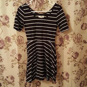 Striped skater dress