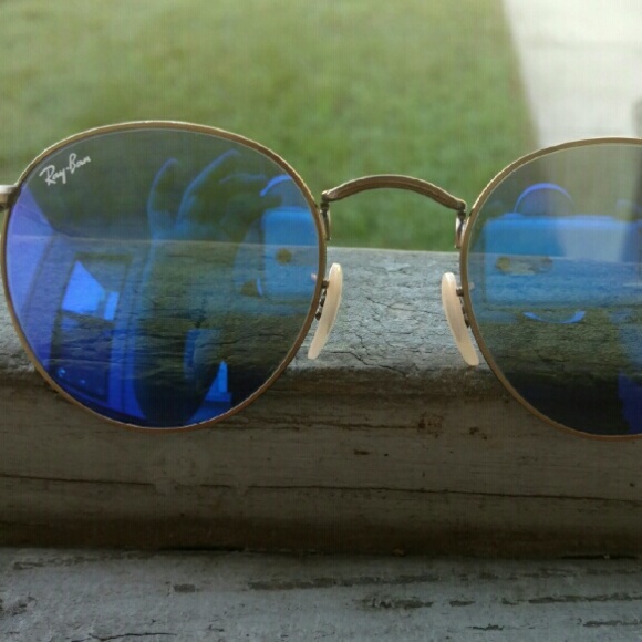 Ray Bans Round Flat Lenses