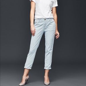 GAP railroad stripe girlfriend chino, 20