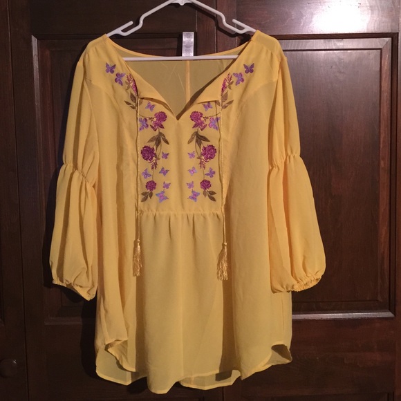 Yellow Blouse