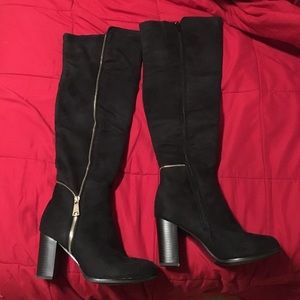 Thigh high heel Boots