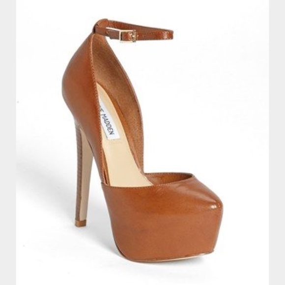 Brown leather Steve Madden deeny 8.5