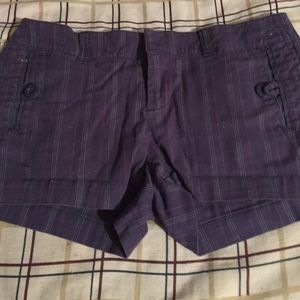 Purple shorts