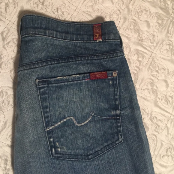Women's 7 for all mankind capris size 30 - Picture 2 of 4