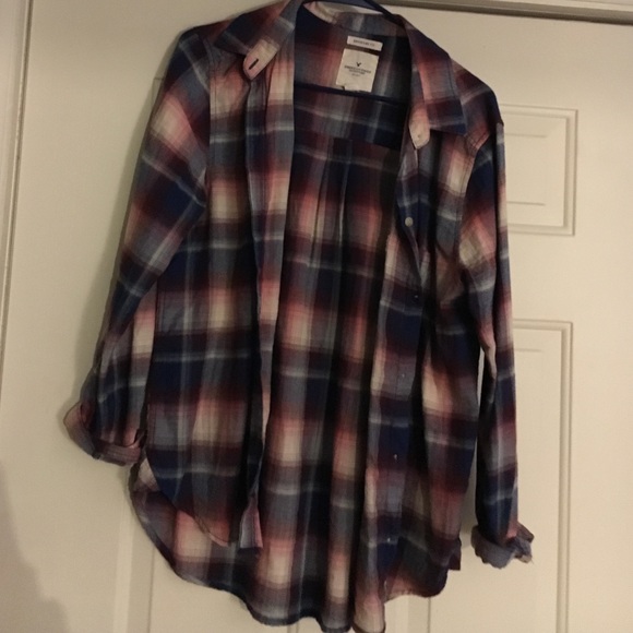American Eagle Outfitters Tops - Plaid shirt AE