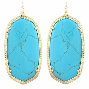 Kendra Scott turquoise Danielle earrings