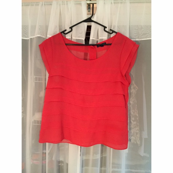 Ruffle chiffon blouse