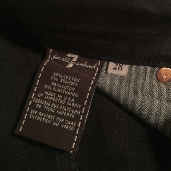 Women's 7 for all mankind jeans size 28 - Picture 3 of 4