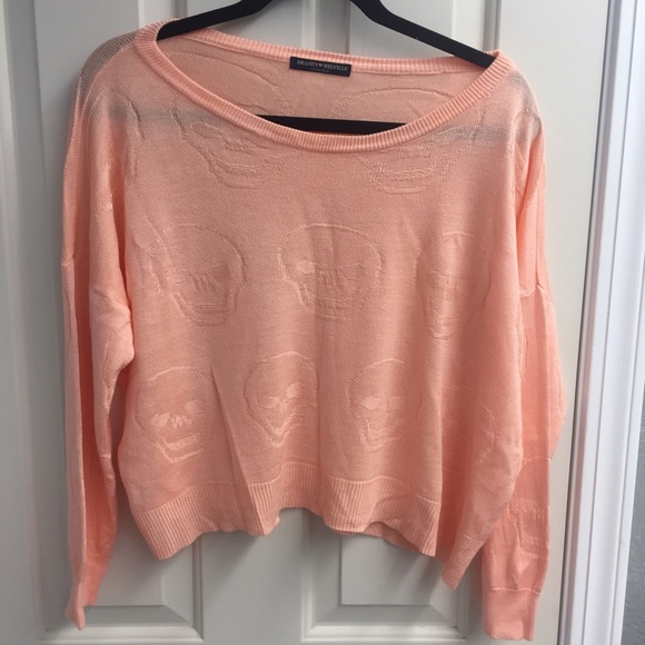 Brandy Melville skull sweater