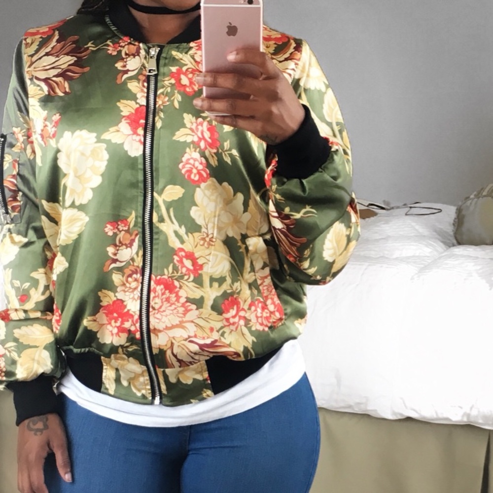 Flower Bomber Jacket