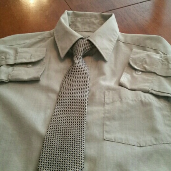 Boys size 10 button down shirt