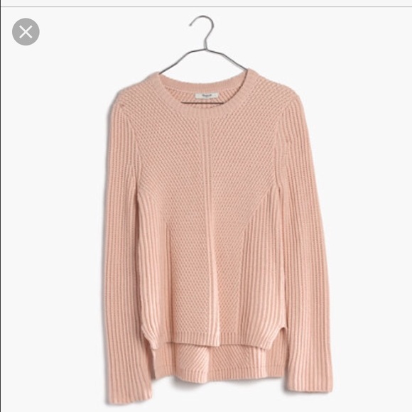 Madewell Sweaters - Madewell hexcomb blush sweater