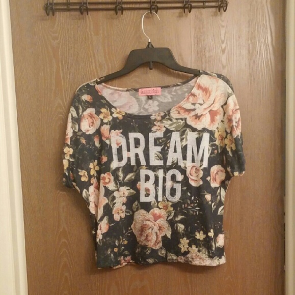 Blue Floral Top
