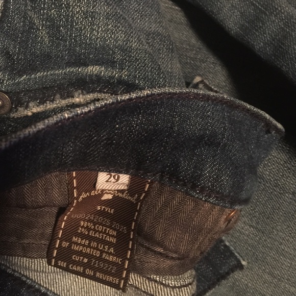 Women's 7 for all mankind denim jeans size 29 - Picture 3 of 4