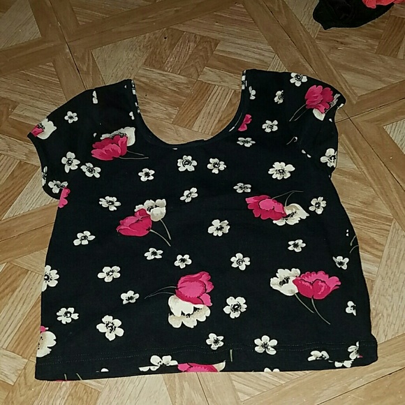 Floral crop top