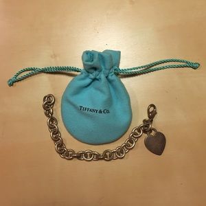 Authentic Tiffany & Co. Heart Bracelet