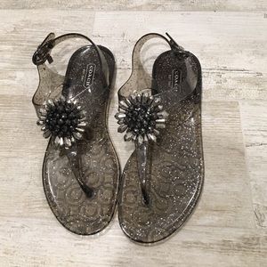 Coach Hilda jelly sandals