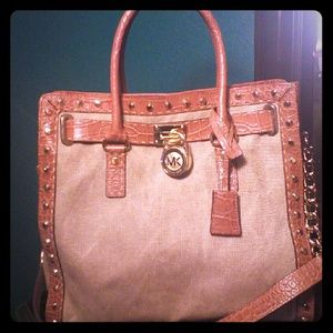 Authentic Michael Kors  Large Hamilton bag