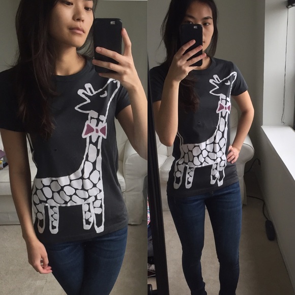 NWT Delias Giraffe Tee - Picture 2 of 4