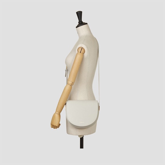 COURONNE Lloyd White Feather Crossbody - Picture 2 of 4