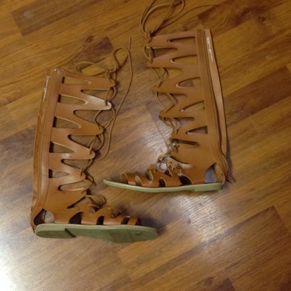 Tall gladiator sandals 8