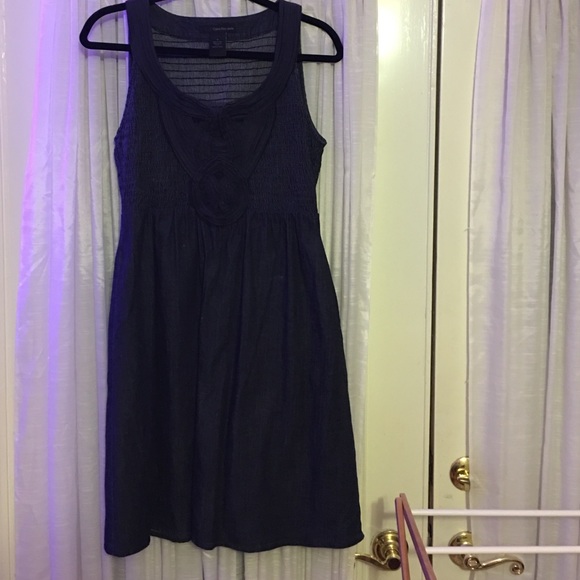 Calvin Klein dark denim dress medium - Picture 1 of 4