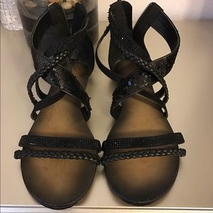 Black Aldo Sandals