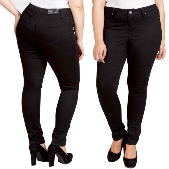 YMI Jeans Plus Size Skinny Black