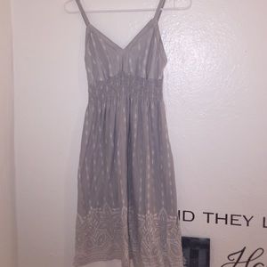Athleta, gray printed rest/everyday dress!