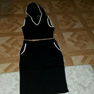 2 piece tanktop and skirt