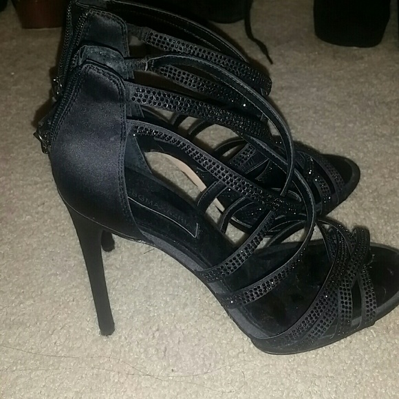 Bcbgmaxazria platform strappy encrusted pumps - Picture 3 of 4