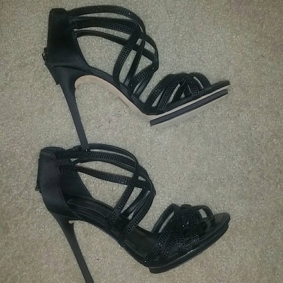 Bcbgmaxazria platform strappy encrusted pumps - Picture 4 of 4