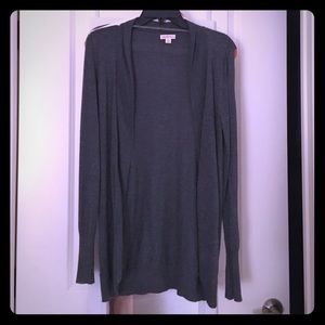 Cozy for Fall! Merona Charcoal Grey Cardigan