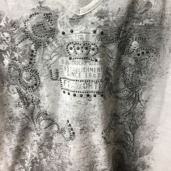 Maurice's top w/lace & rhinestone details❤️ - Picture 2 of 4