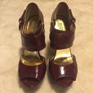 MICHAEL by Michael Kors burgundy pumps