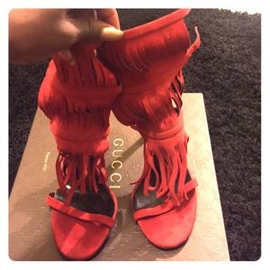 Gucci Shoes - Gucci Becky Fringe Heels 👠Gucci Shoes - Gucci Becky Fringe Heels ðŸ‘