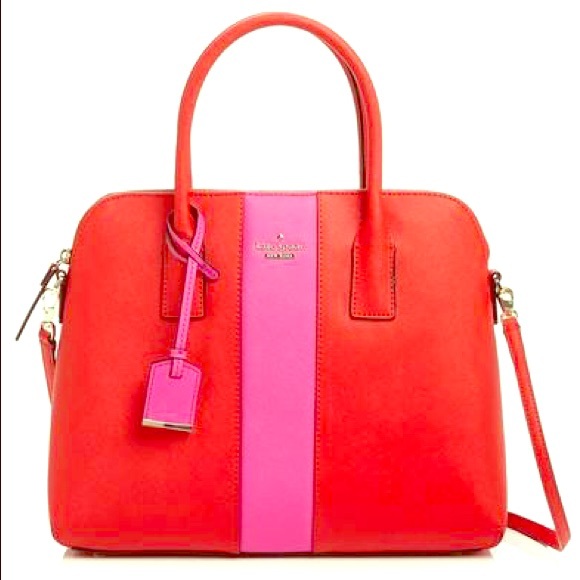 Kate Spade Racing Stripe Margot satchel