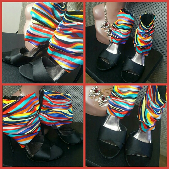Multicolored Heels