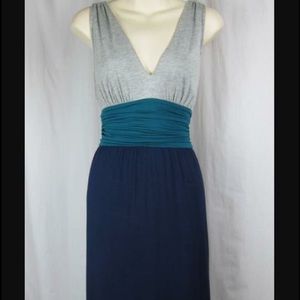 SOLD Anthropologie Velvet Brand Colorblock Dress