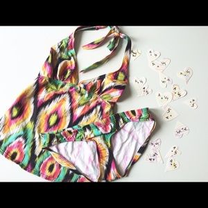 Asos maternity halter tank swim suit